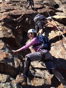 climbing Whistler Via Ferrata