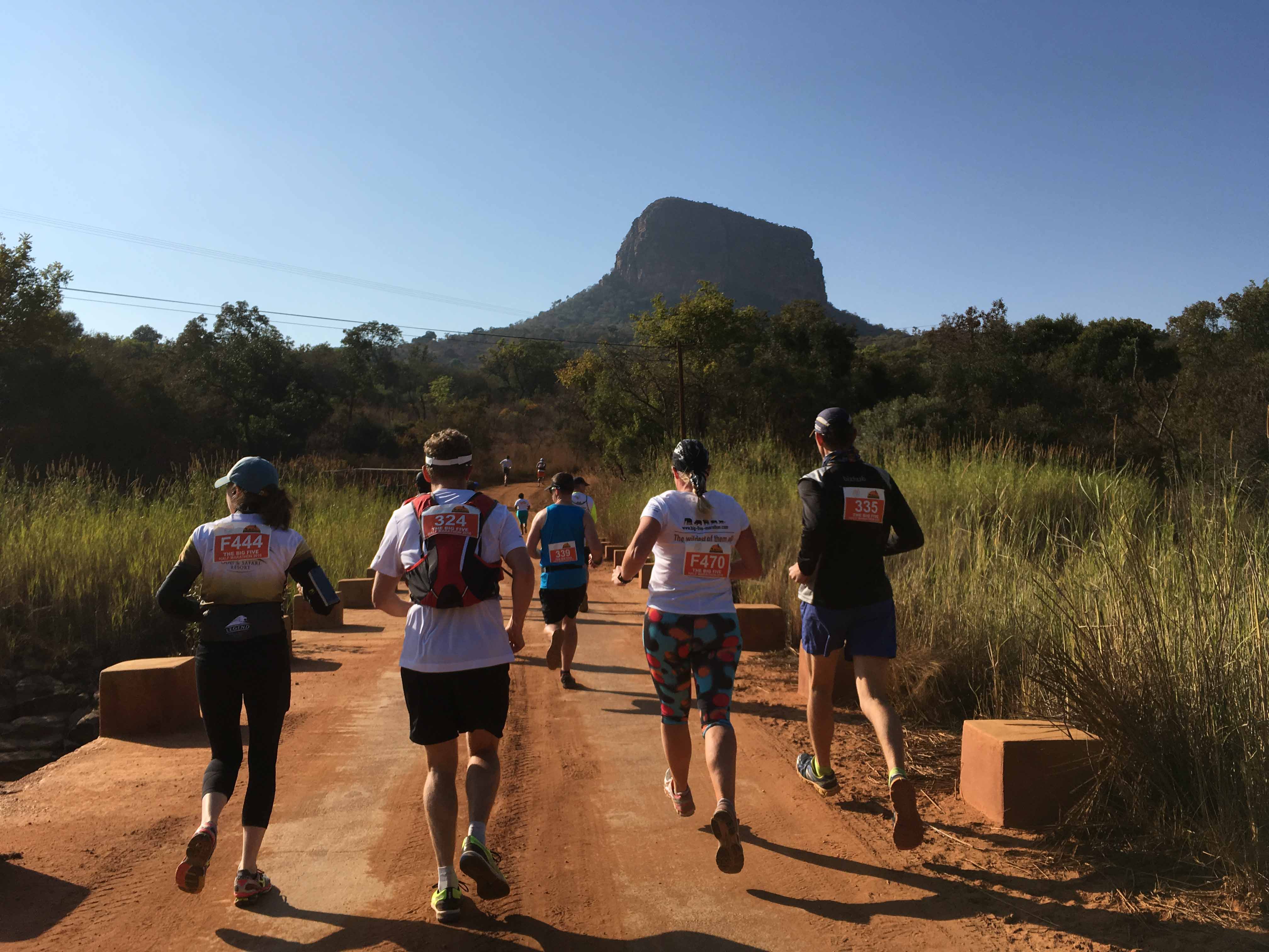start of the the big-five half marathon