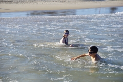 Jaida and Blake in the water