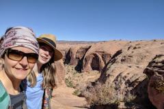 Moab-Slick-rock-hike-Michele-and-Jaida